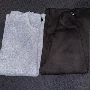 Men's Cotton On Black and Blue Men's Thermal Set Size Medium Perfect Condition